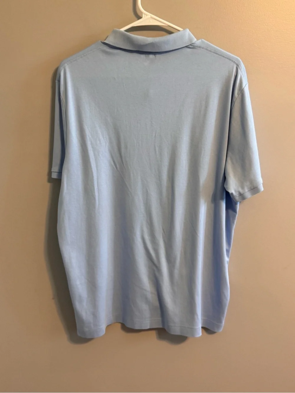 Polo Ralph Lauren Men's L Classic Fit Light Blue Cotton Pony Polo Shirt
